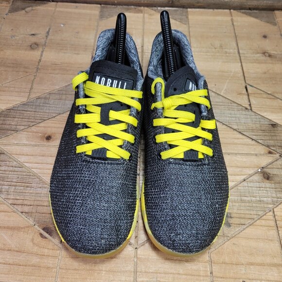 NOBULLProject Trainers Women's 6.5‎ Gray / Bright Yellow Low Shoes Weightlifting - Picture 3 of 11